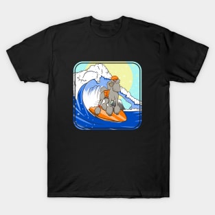 Poodle Surfing T-Shirt